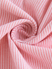 Striped Small Boat Jumper - White/Pink
