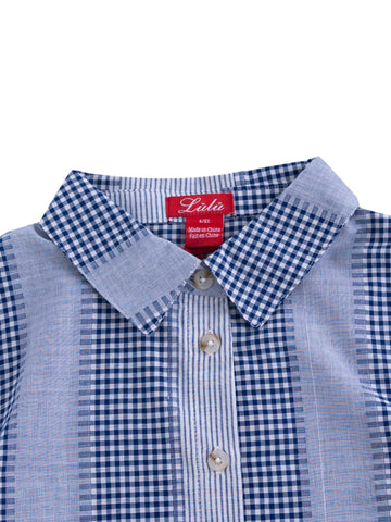 Patchwork Gingham Shirt