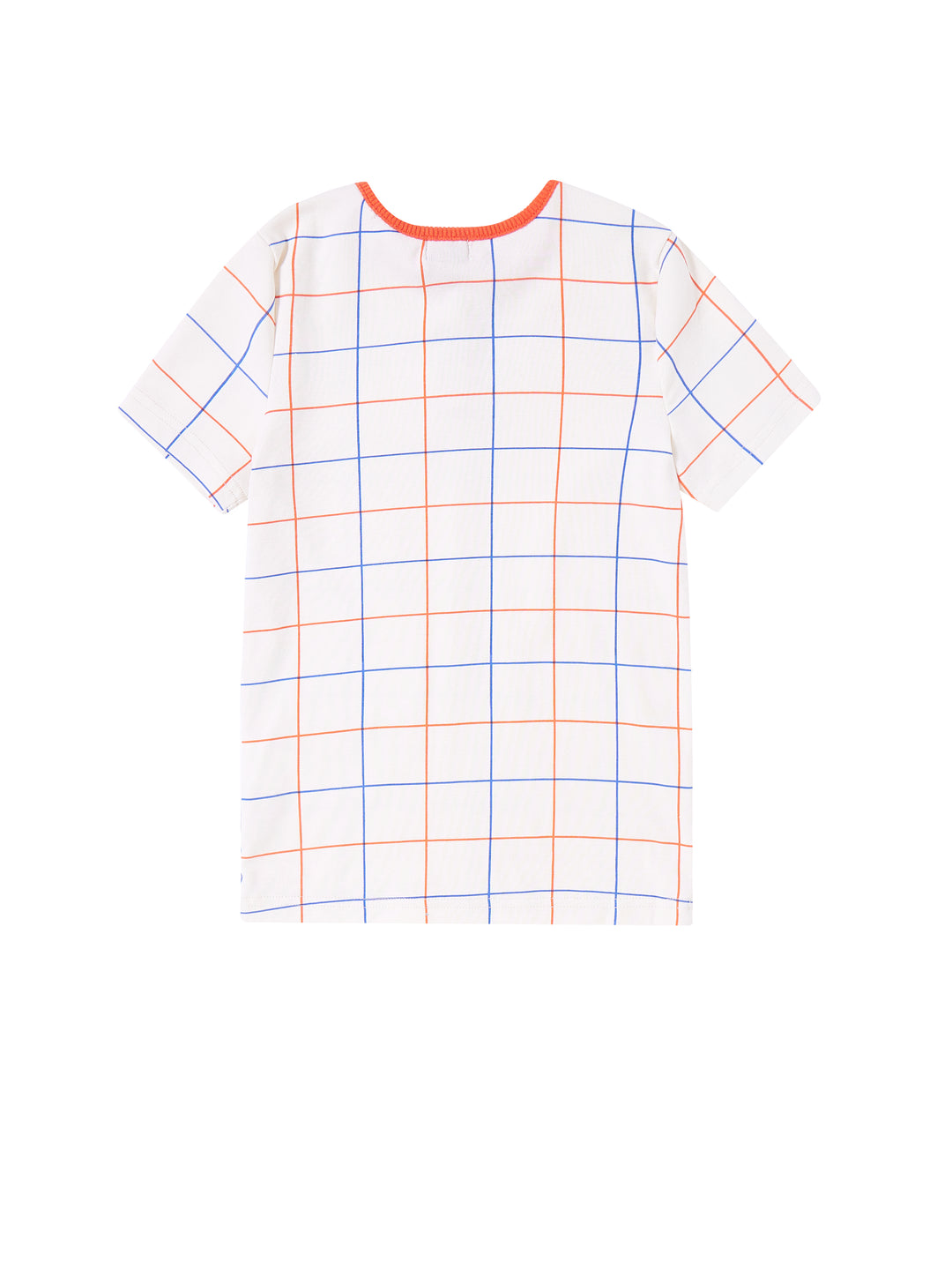 Square Print Short Sleeve T-shirt