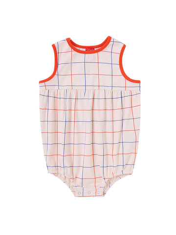 Baby Square Print Romper