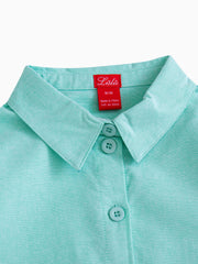 Gingham Heart Shirt - Green