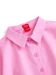 Gingham Heart Shirt - Pink