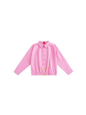 Gingham Heart Shirt - Pink