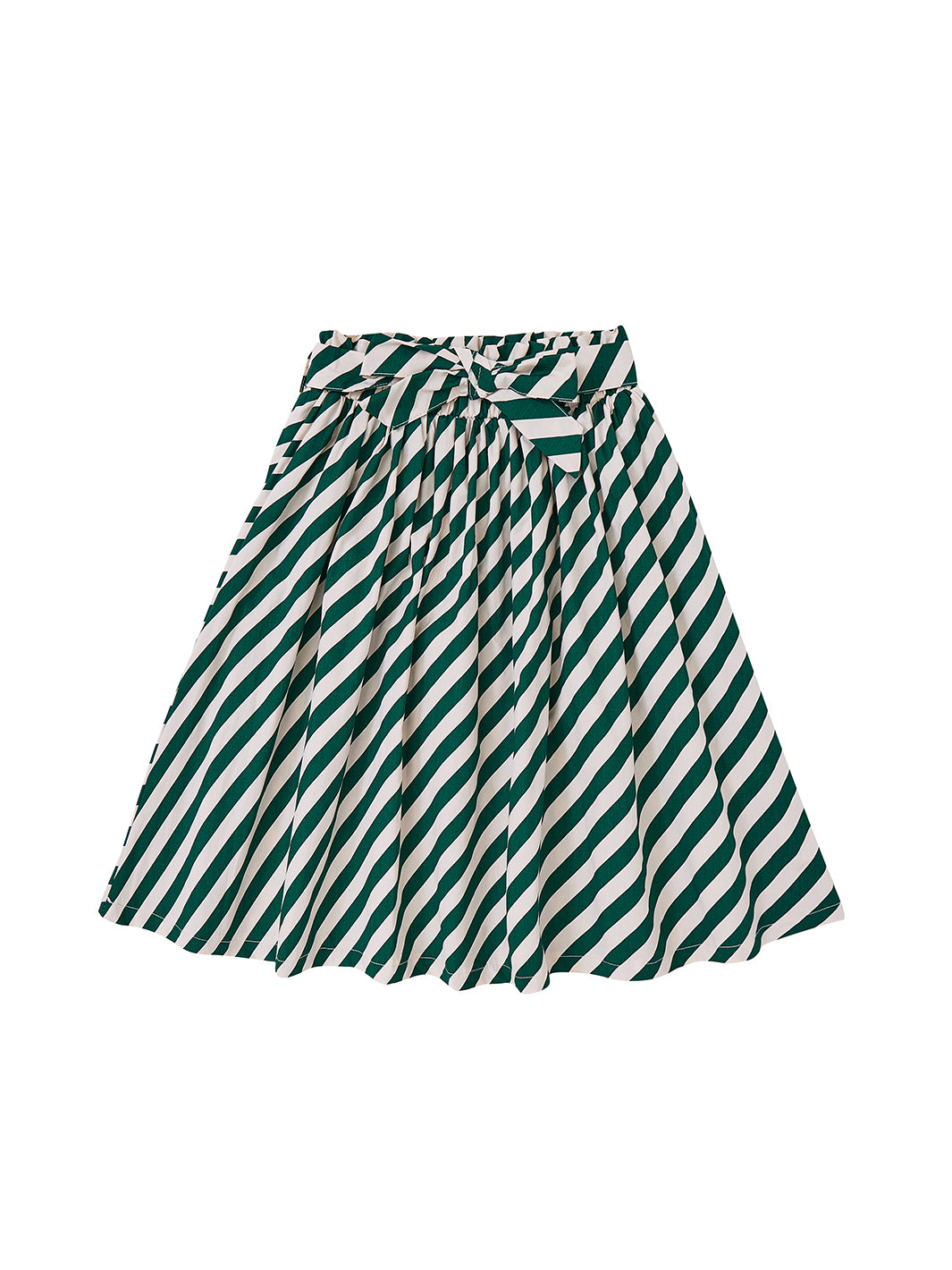 Slanted Stripe Skirt