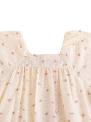 Eyelet Floral Dress