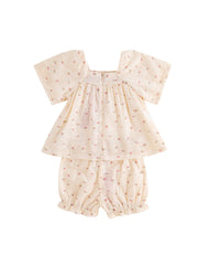 Baby Eyelet Floral Set