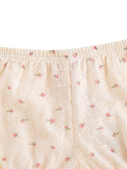 Baby Eyelet Floral Set