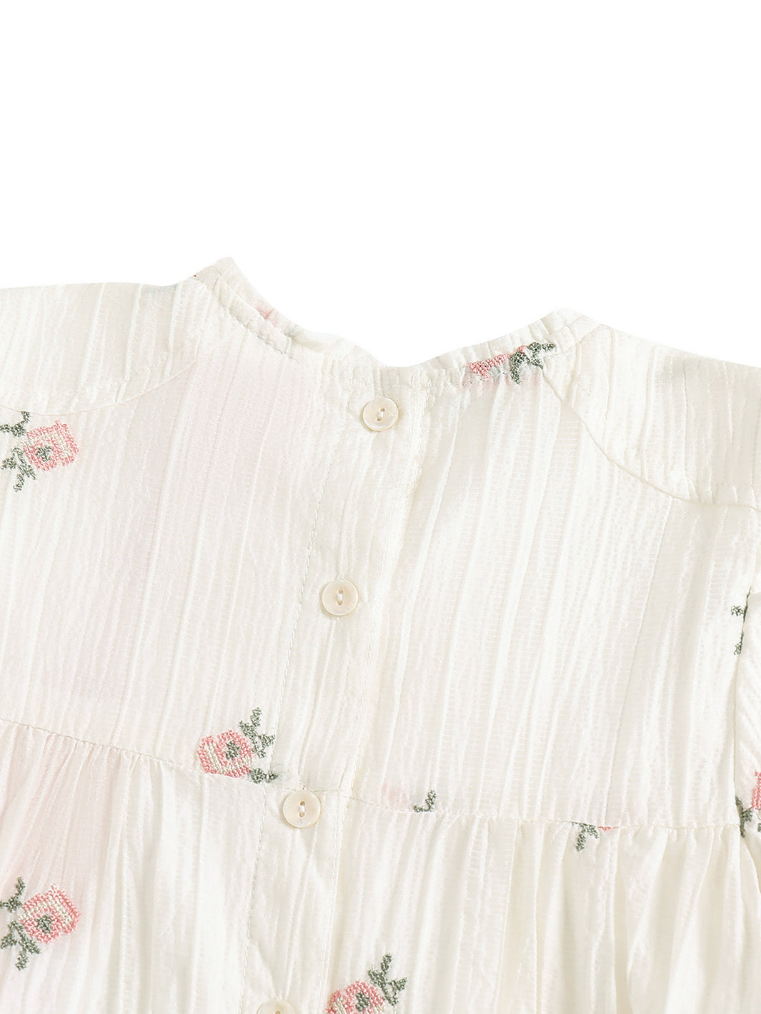Embroidered Rose Dress