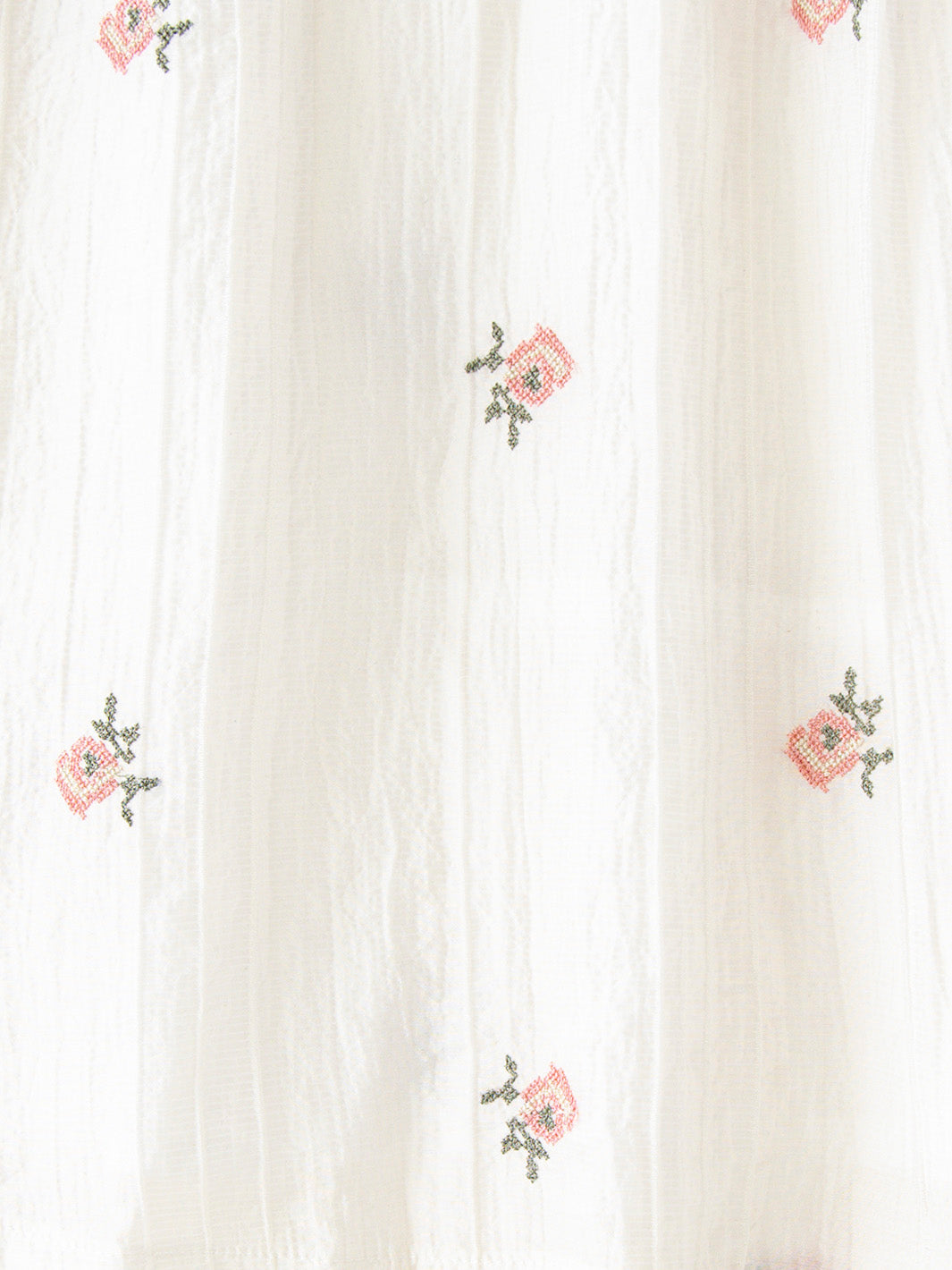 Embroidered Rose Dress