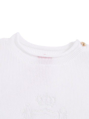 Emblem Long Sleeve Sweater