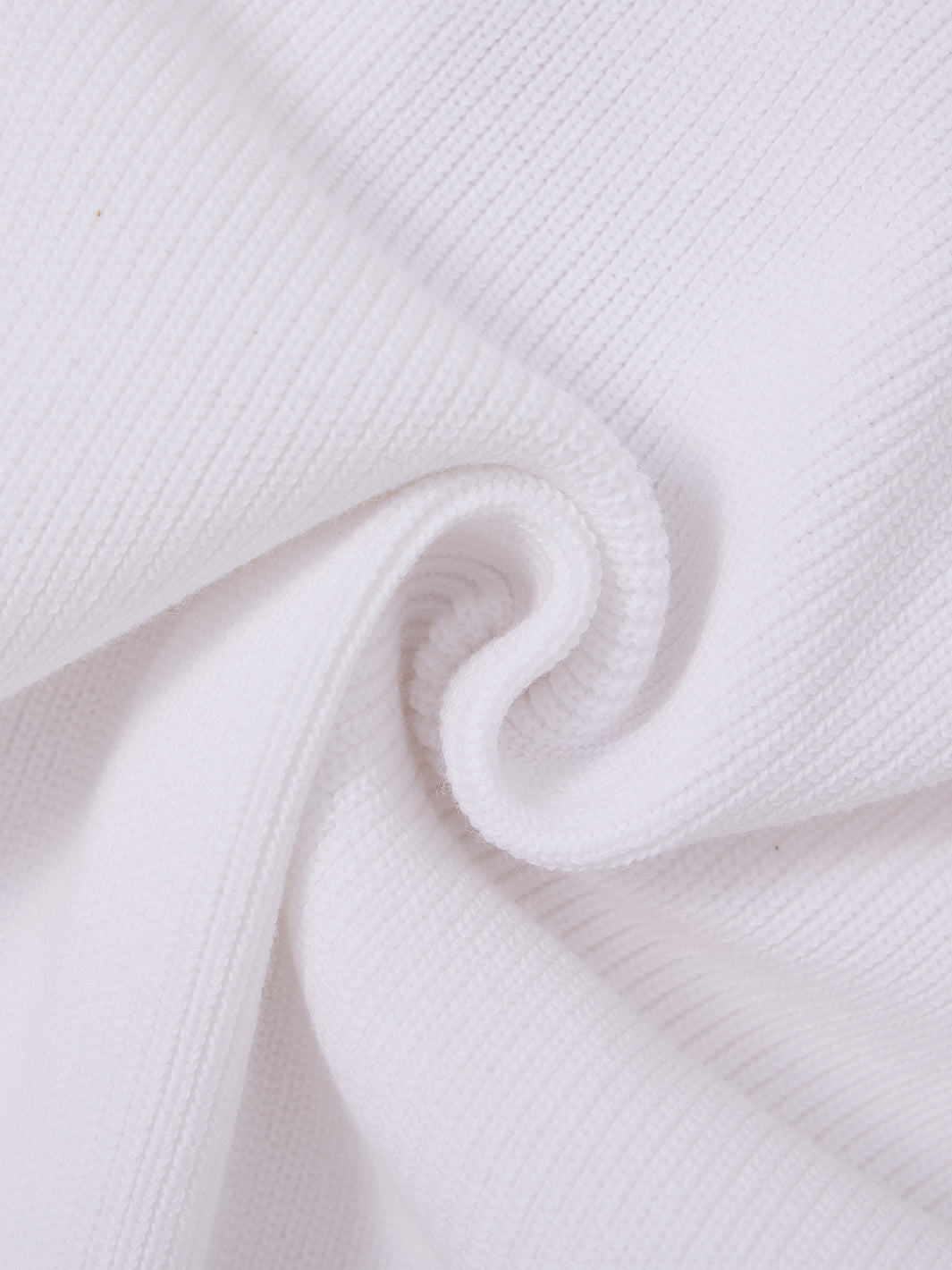 Emblem Short Sleeve Sweater - White
