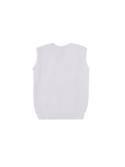 Raised Bubble Vest - White