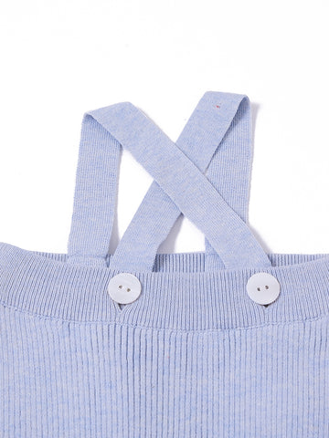 Overall Straps Overall - Ice Blue