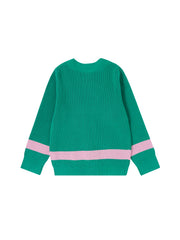 Cardigan Stripe Sweater