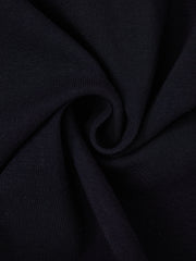 Lace Collar T-shirt - Black