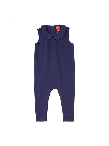Baby Collar Emblem Overall