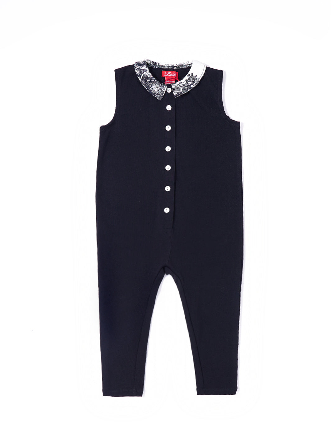 Baby Collar Button Overall
