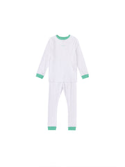 Conjunto All Over Mini Star - Blanco Combinado Verde