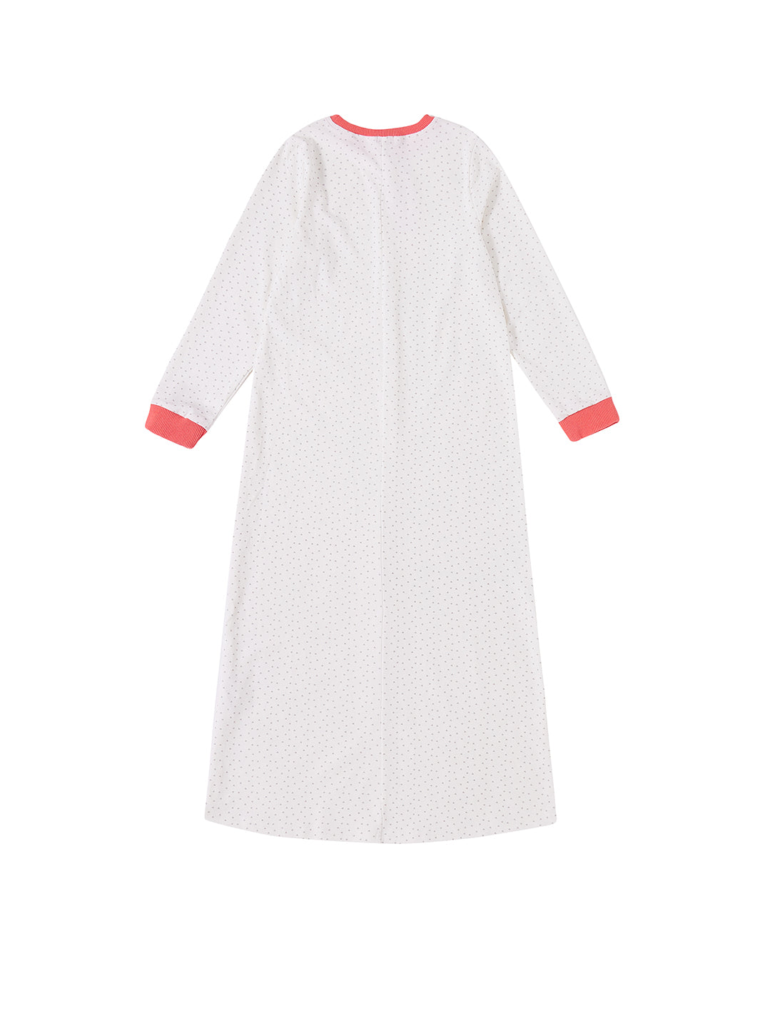 All Over Mini Heart Nightgown - Winter white