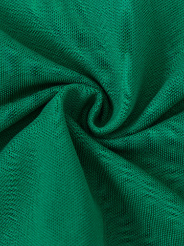 Bottom Combo Top - White Combo Deep Green