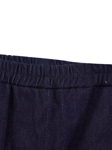 Pantalones cortos de mezclilla - Denim azul marino