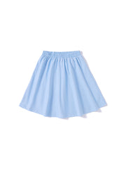 Denim A-line Skirt - Pale Blue