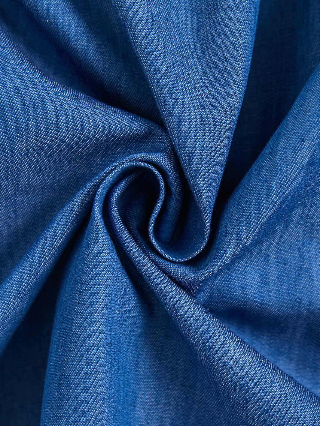 Denim Maxi Length Skirt - Blue