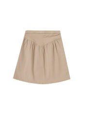 Falda de sarga - Beige