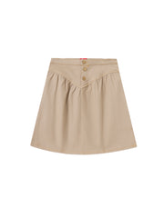 Falda de sarga - Beige