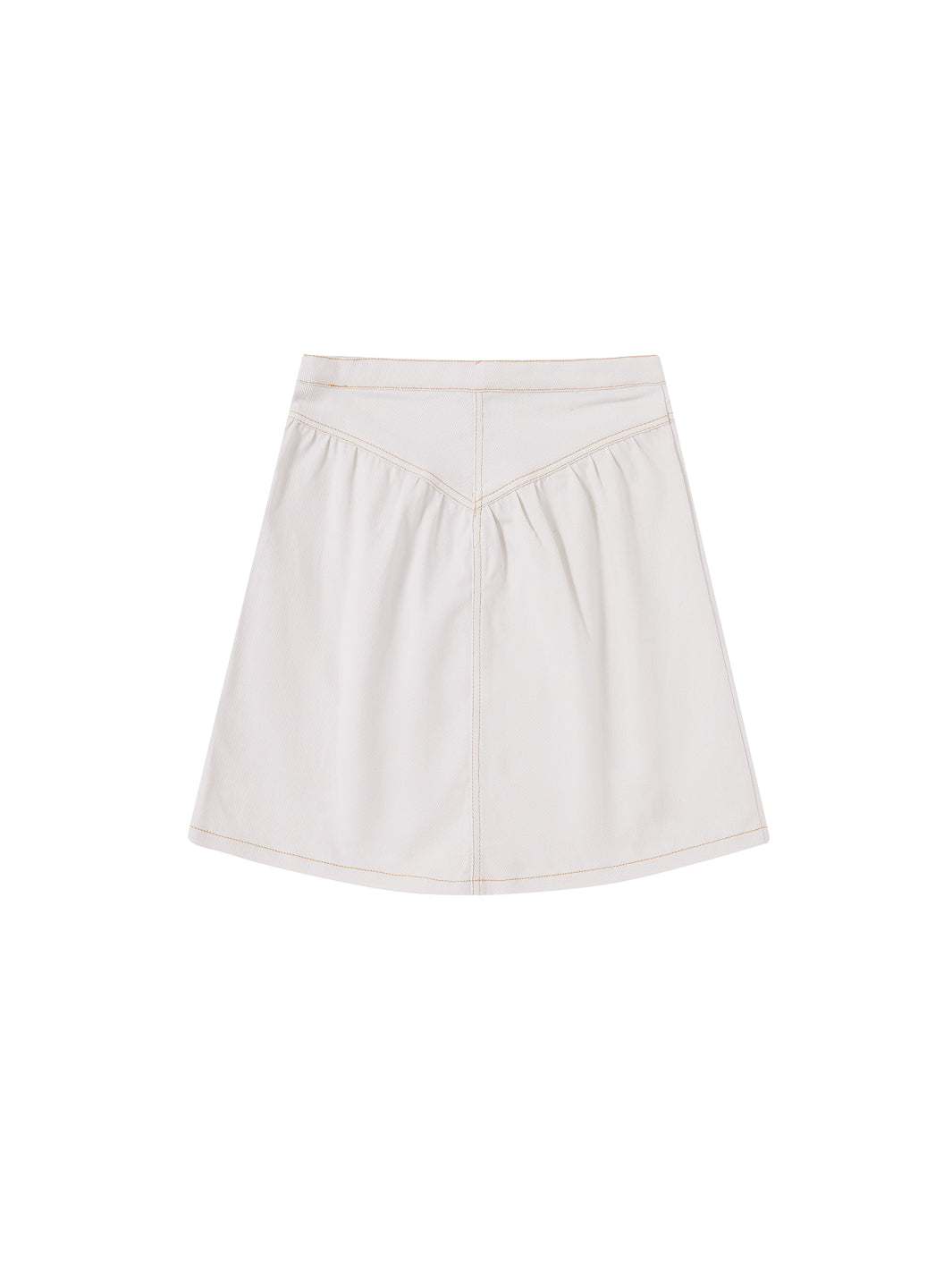 Twill Skirt - Winter white