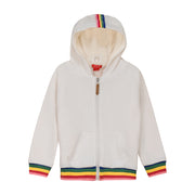 Sudadera con capucha y forro polar - Blanco