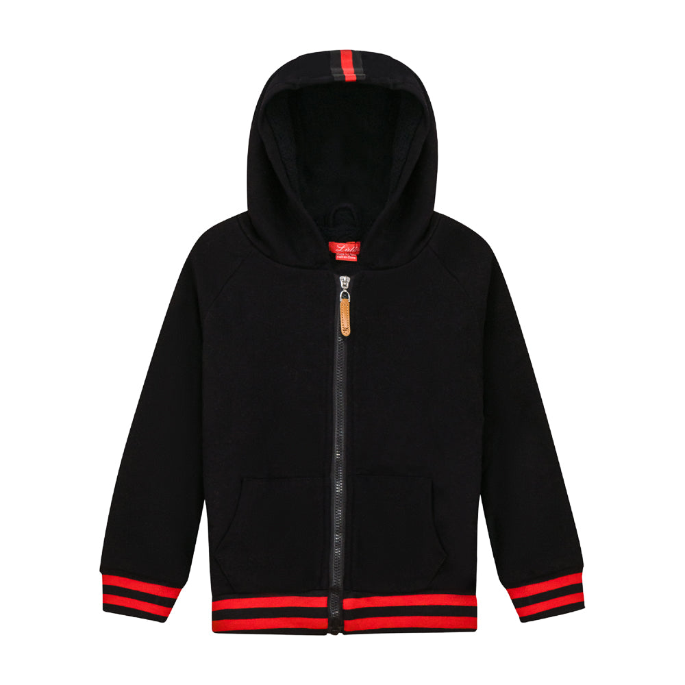 Kids fur lined hoodie online