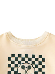 Checked Printed Top