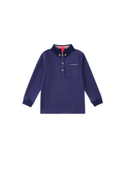 Corduroy Polo - Navy