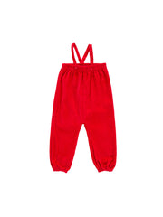 Corduroy Overall - Red