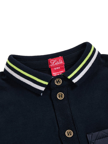 Quilted Pocket Polo