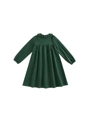 Collar Dress - Dk. Green