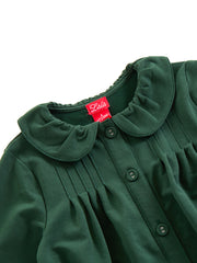 Collar Dress - Dk. Green