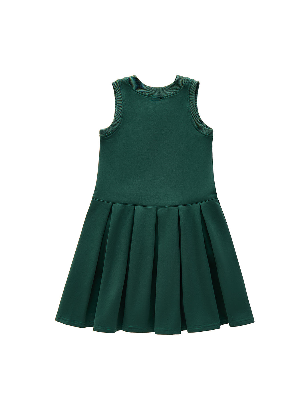 Pleated Jumper - Dk. Green