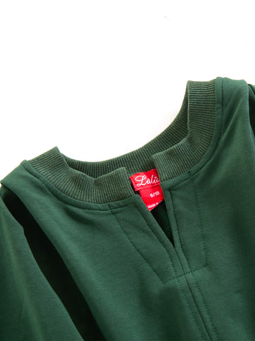 Gathered Vest - Dk. Green