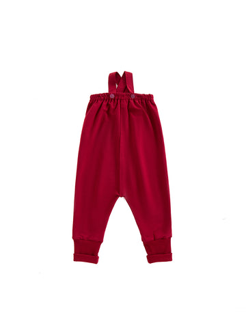 Heart Overall - Maroon