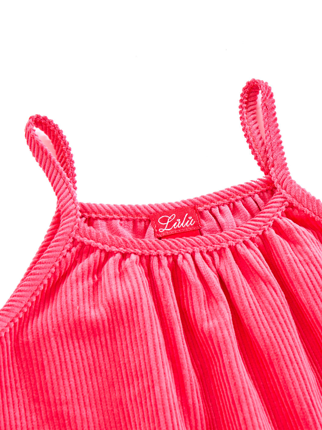 Corduroy Jumper - Neon Pink