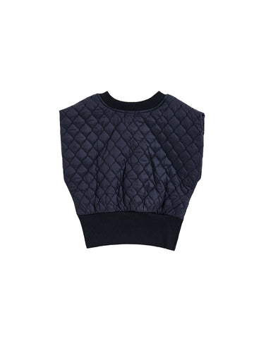 Quilted Vest - Black