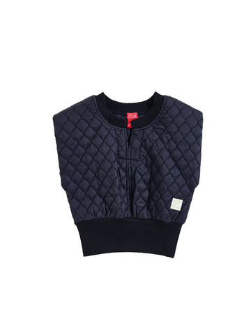 Quilted Vest - Black