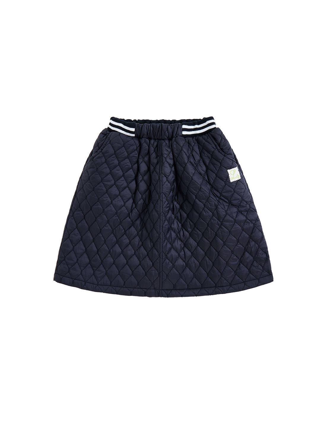 Quilted Skirt Black Lulu Kids Clothing