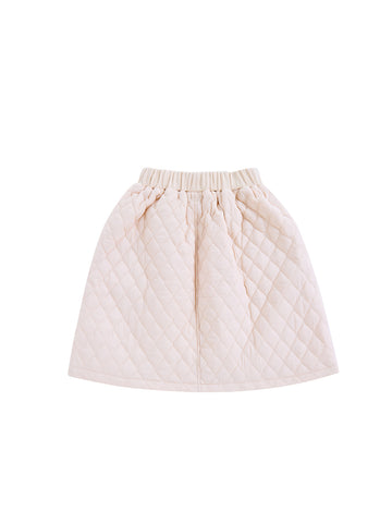 Quilted Skirt - Off White