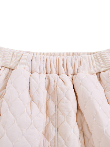 Quilted Skirt - Off White