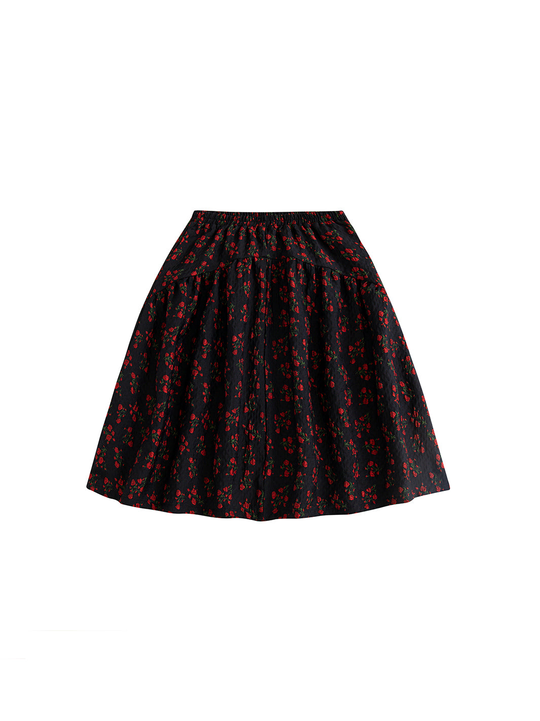 Brocade Floral Skirt