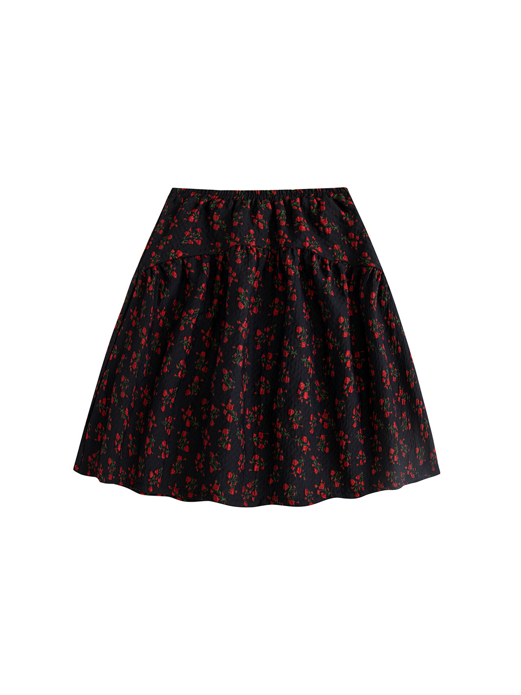 Brocade Floral Skirt