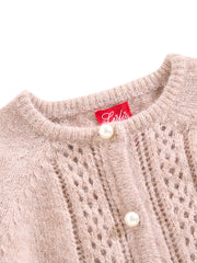 Eyelet Design Sweater